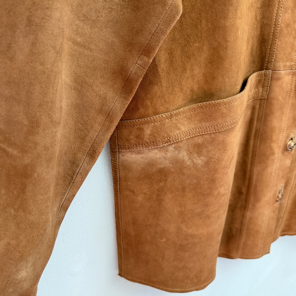 Sezane Suede Will Jacket, Size Medium - image 8